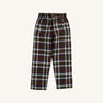 Sheffield Pants (Flannel) - Grant Park Plaid with Nantucket Navy Stork