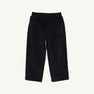 Sheffield Pants in Newport Night Corduroy with Richmond Red Stork from The Beaufort Bonnet Company are displayed flat against a plain white background. These pants feature an elastic waistband, a straight-leg cut, and a clean design with no visible pockets or decorative details.