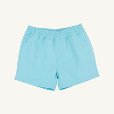 Sheffield Shorts - Belhaven Blue with Tonal Stork