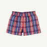 Sheffield Shorts - Putnam Plaid with Keeneland Khaki Stork