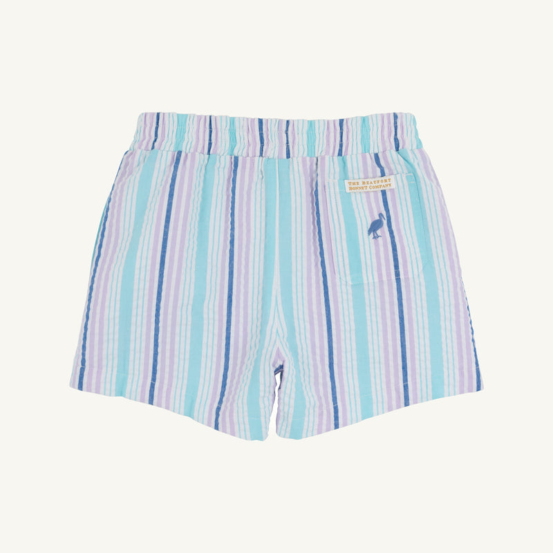 Sheffield Shorts - Sycamore Seersucker Stripe