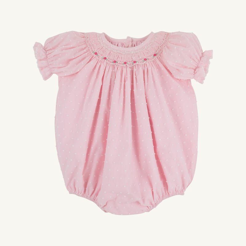 Short Sleeve Bridget Bubble - Palm Beach Pink Dallas Dot