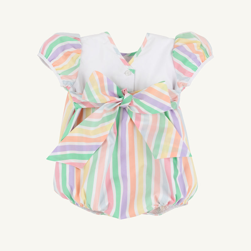 Short Sleeve Brigantine Bubble - Southampton Stripe with Worth Avenue White