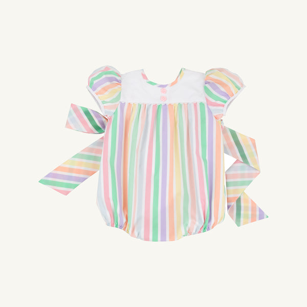 Short Sleeve Brigantine Bubble - Southampton Stripe with Worth Avenue White