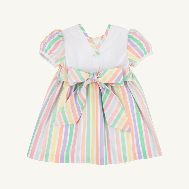 Short Sleeve Brigantine Dress - Southampton Stripe with Worth Avenue Stripe