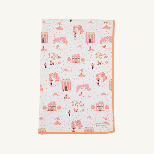 Silent Night Throw - Fall on Fincastle Road with Seashore Sherbet