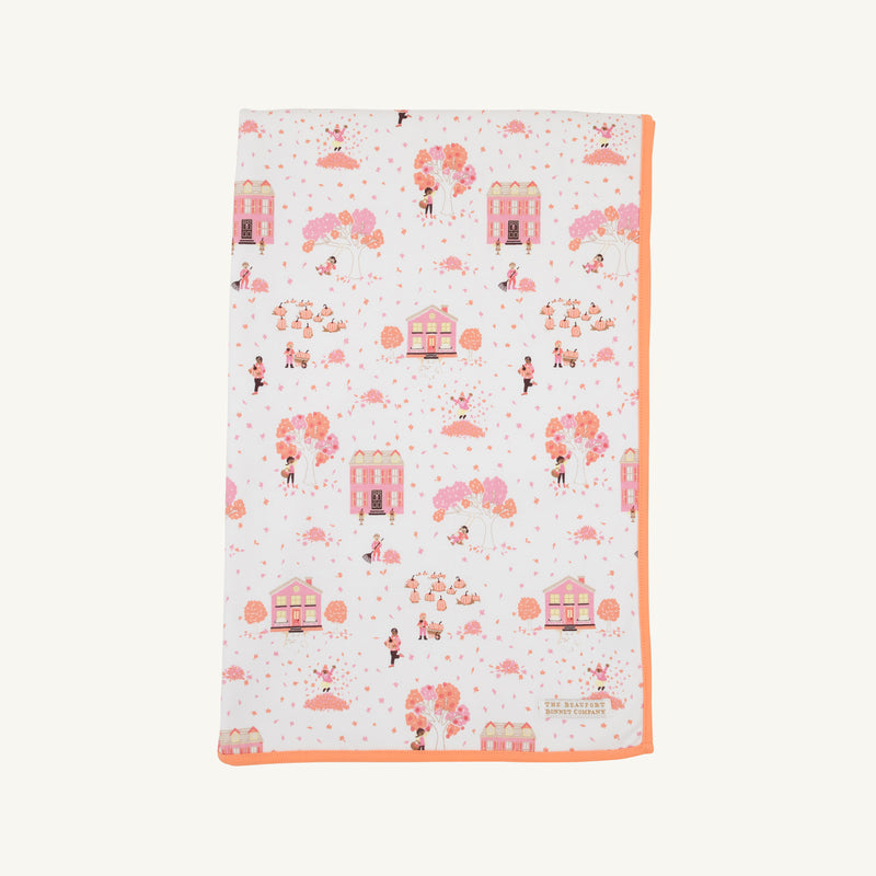 Silent Night Throw - Fall on Fincastle Road with Seashore Sherbet