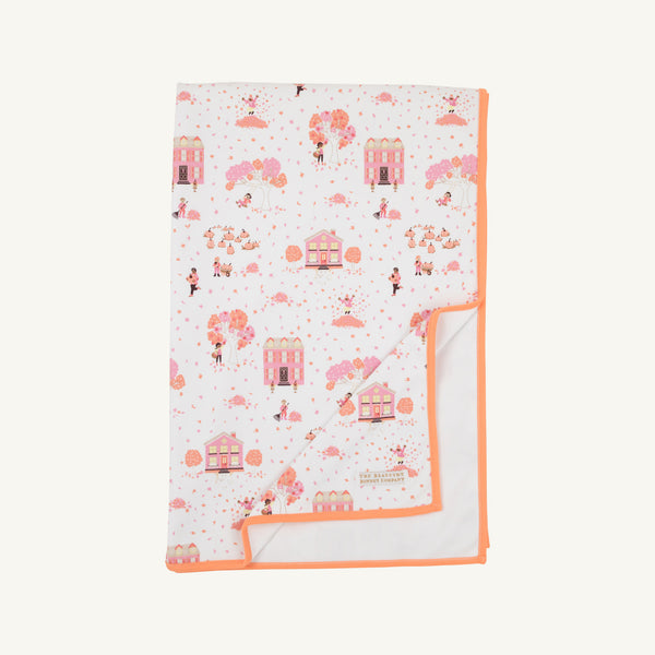 Silent Night Throw - Fall on Fincastle Road with Seashore Sherbet
