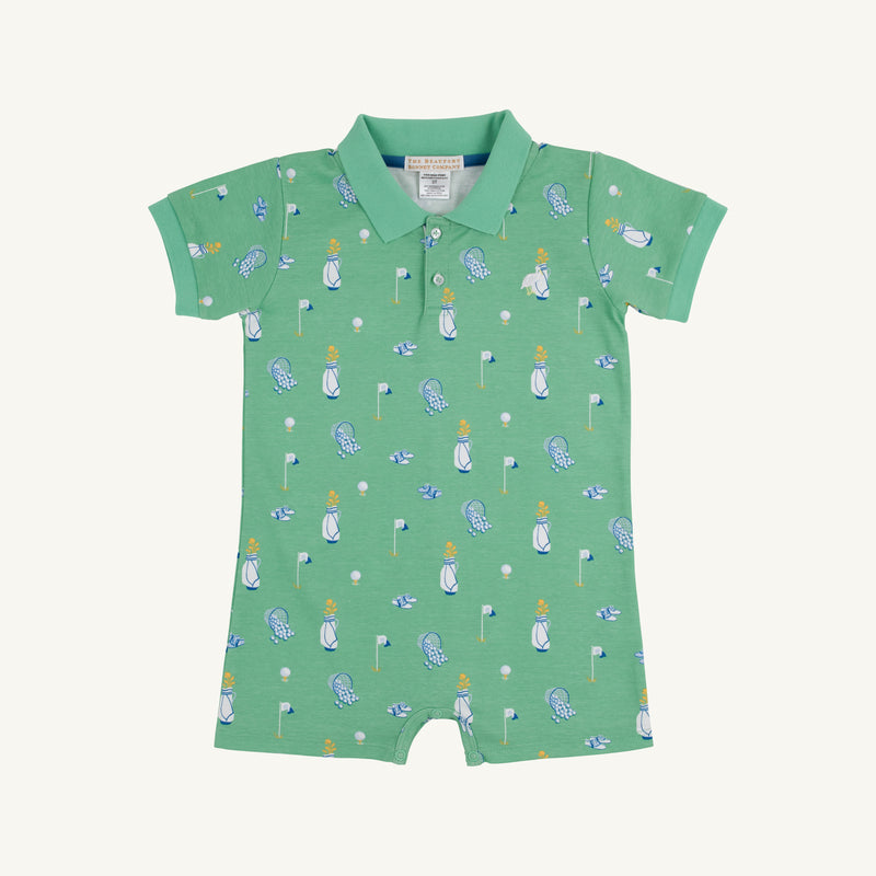 Sir Proper's Romper - Clubhouse Couture (Wood Boat Blue)