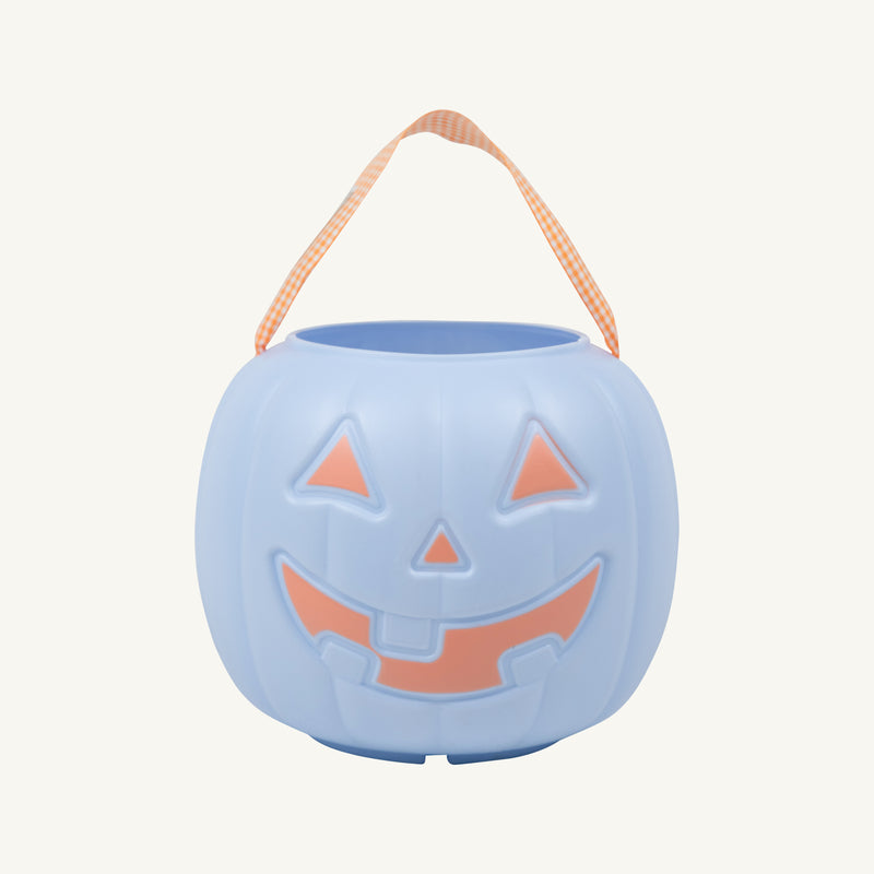 Sir Proper's Pumpkin Pail - Beale Street Blue with Seashore Sherbet Gingham