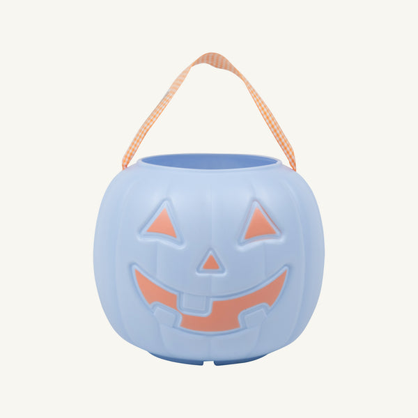 Sir Proper's Pumpkin Pail - Beale Street Blue with Seashore Sherbet Gingham