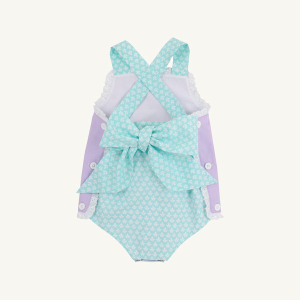 Sisi Sunsuit - Lauderdale Lavendar with Dunmore Doo-Dad