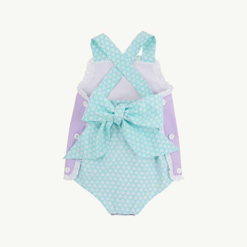 Sisi Sunsuit - Lauderdale Lavendar with Dunmore Doo-Dad