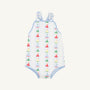 Skipper Sunsuit - Set Sail with Beale Street Blue