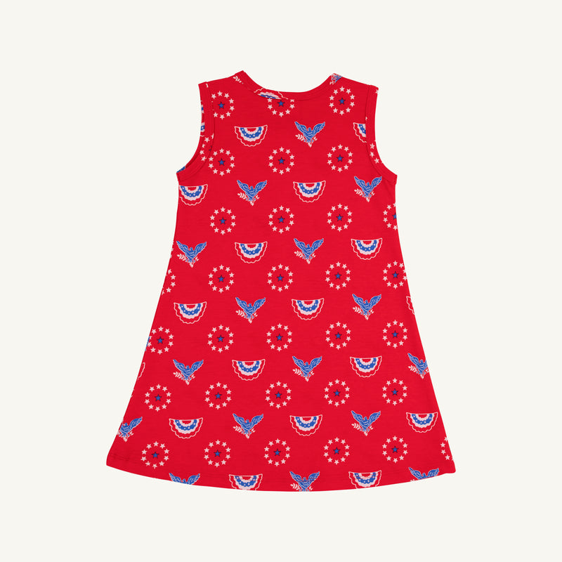 Sleeveless Polly Play Dress - Star Spangled Swag