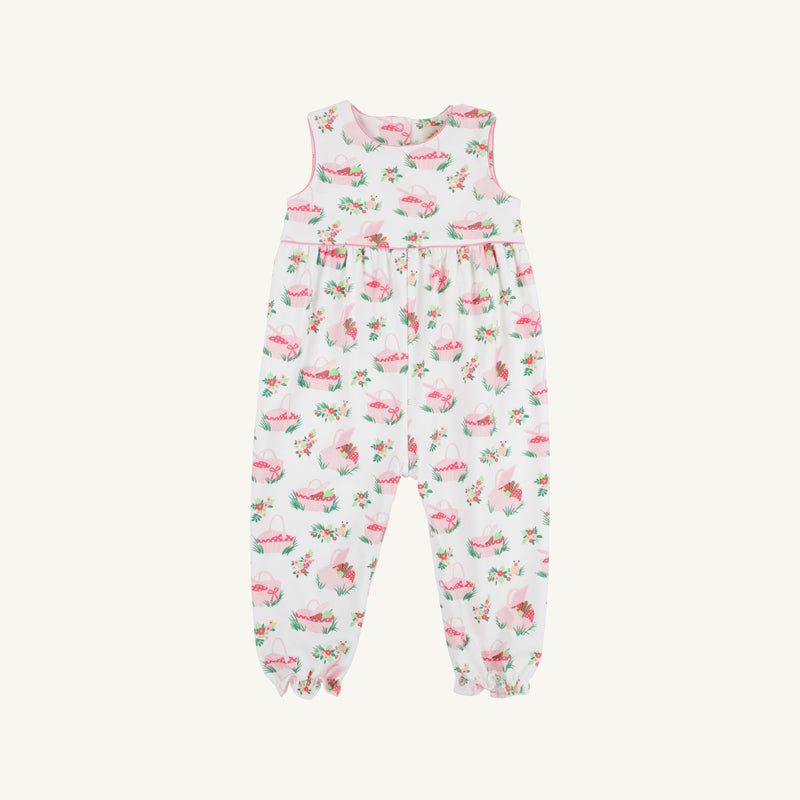 Sleeveless Rebecca Romper - Pink Picnic Pack