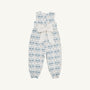 Sleeveless Rebecca Romper Quilted - Horse Bits & Bows with Palmetto Pearl