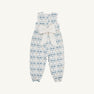 Sleeveless Rebecca Romper Quilted - Horse Bits & Bows with Palmetto Pearl