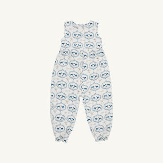 Embroidery result for: Sleeveless Rebecca Romper Quilted - Horse Bits & Bows with Palmetto Pearl