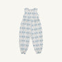 Sleeveless Rebecca Romper Quilted - Horse Bits & Bows with Palmetto Pearl