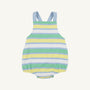 Stillman Sunsuit - Samford Stripe (Worth Avenue White) with Beale Street Blue