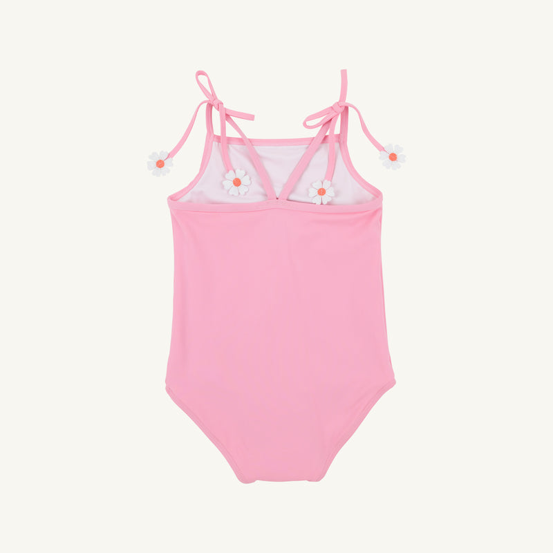 St. Lucia Swimsuit - Hamptons Hot Pink & Seashore Sherbet with Flowers