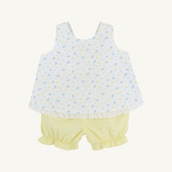 Susy Swing Top Set - Dunwoody Daisy with York Yellow Dallas Dot