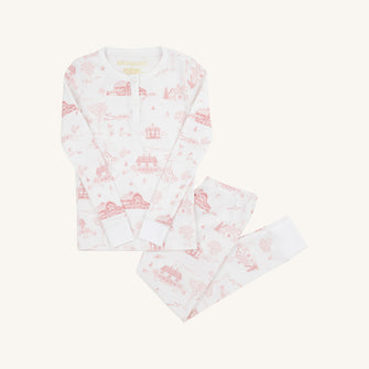 Embroidery result for: Sutton's Sweet Dream Set - York Town Toile with Worth Avenue White