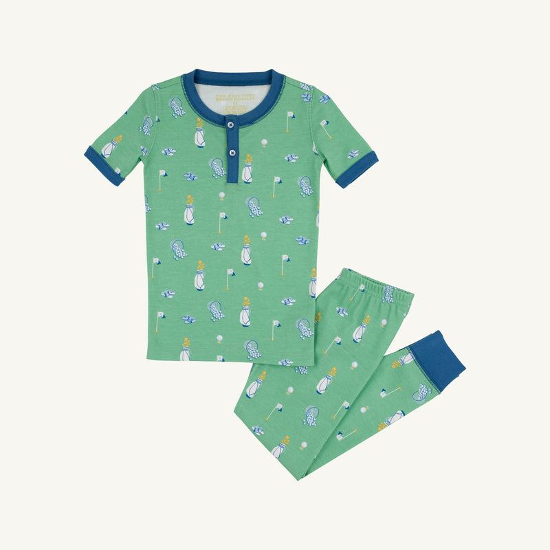 Sutton's Short Sleeve Set - Clubhouse Couture (Wood Boat Blue) with Wood Boat Blue