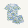 Sutton's Short Sleeve Short Set - Bal Harbour Hippo (Beale Street Blue)