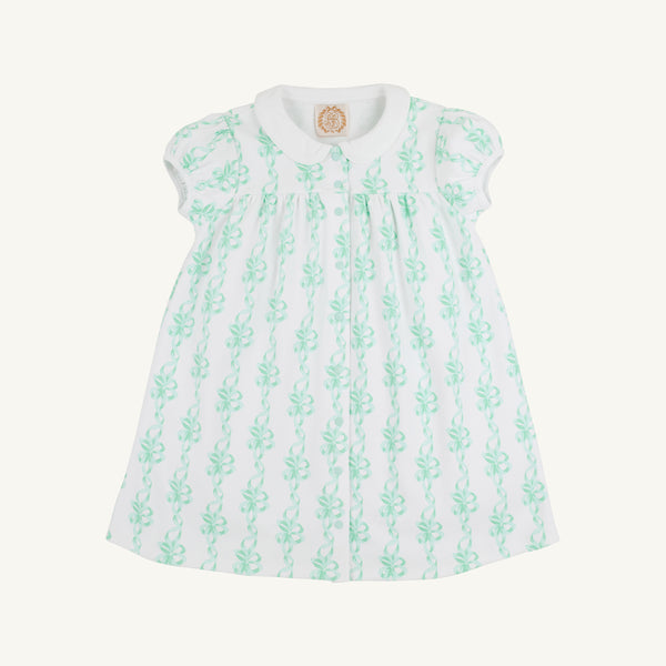 Tabitha's Teachers Pet Dress - Befitting Bows with Worth Avenue White