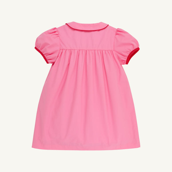 Tabitha's Teacher's Pet Dress - Hamptons Hot Pink with Richmond Red