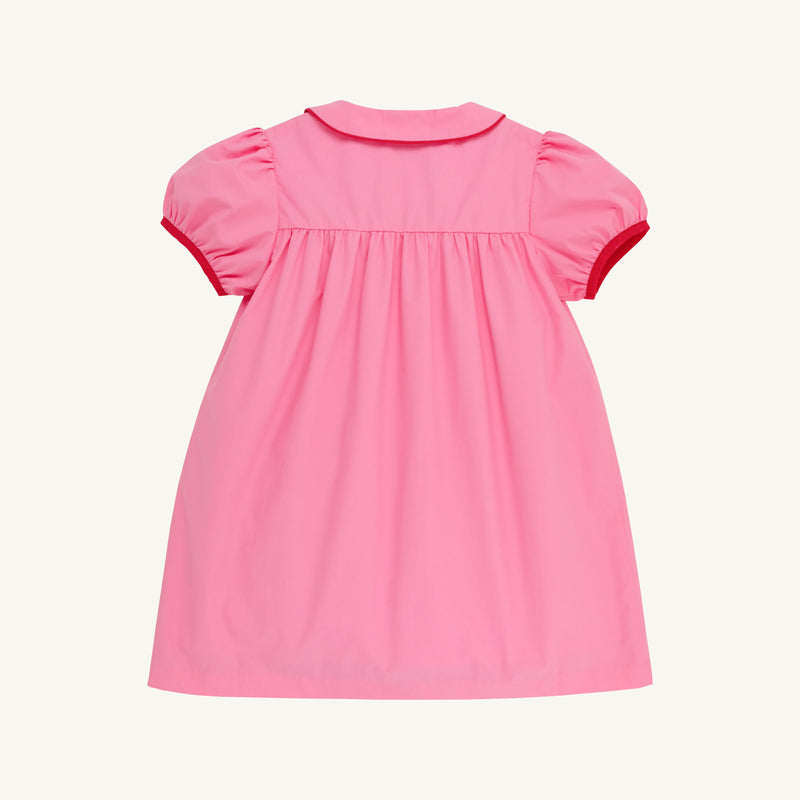 Tabitha's Teacher's Pet Dress - Hamptons Hot Pink with Richmond Red