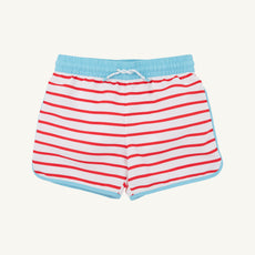 Tanner Trunks - Richmond Red Stripe with Belhaven Blue