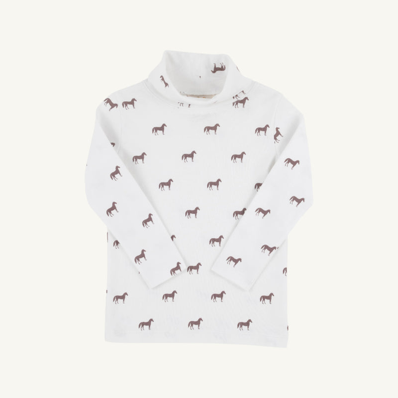 Tatum's Turtleneck & Onesie - Henry Clay Horses