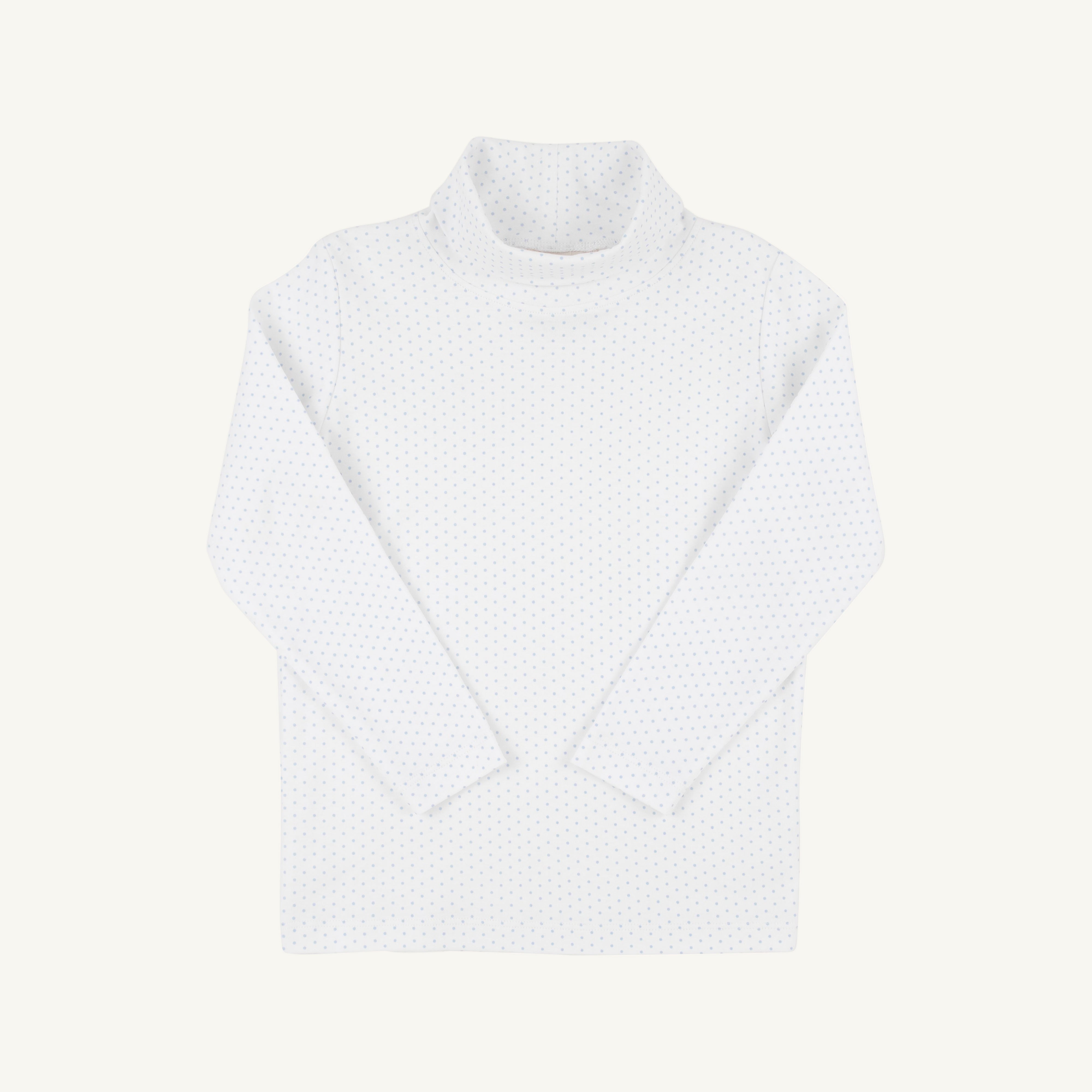 Tatum's Turtleneck & Onesie - Beale Street Blue Micro Dot