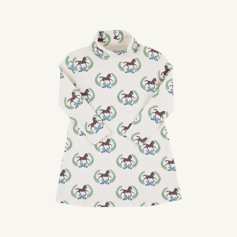 Tatum's Turtleneck Dress - Highland Horses