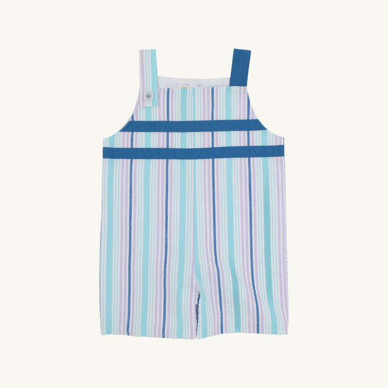 Teddy's Jon Jon - Sycamore Seersucker Stripe with Wood Boat Blue