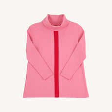 Tenley Tunic - Hamptons Hot Pink with Richmond Red Stripe