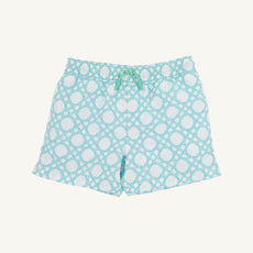 Tortola Trunks - Catamaran Cane with Grace Bay Green