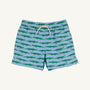 Tortola Trunks - See Ya Later Alligator with Palm Beach Pink