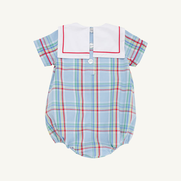 Towne's Top Sail Bubble - Kensington Court Plaid with Worth Avenue White