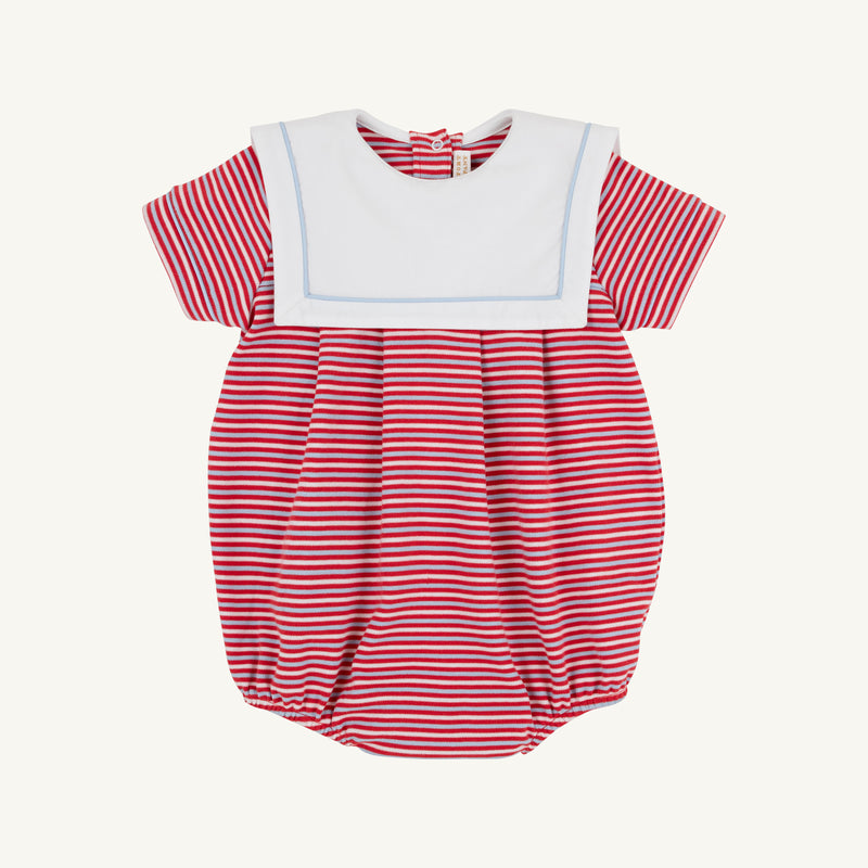 Towne's Top Sail Bubble - Richmond Red, Beale Street Blue and Worth Avenue White Stripe