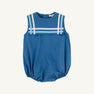 Sleeveless Townes Top Sail Bubble - Wood Boat Blue with Belhaven Blue & Worth Avenue White