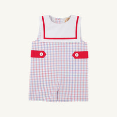 Towne's Top Sail Jon Jon - Lake Powell Plaid with Worth Avenue White