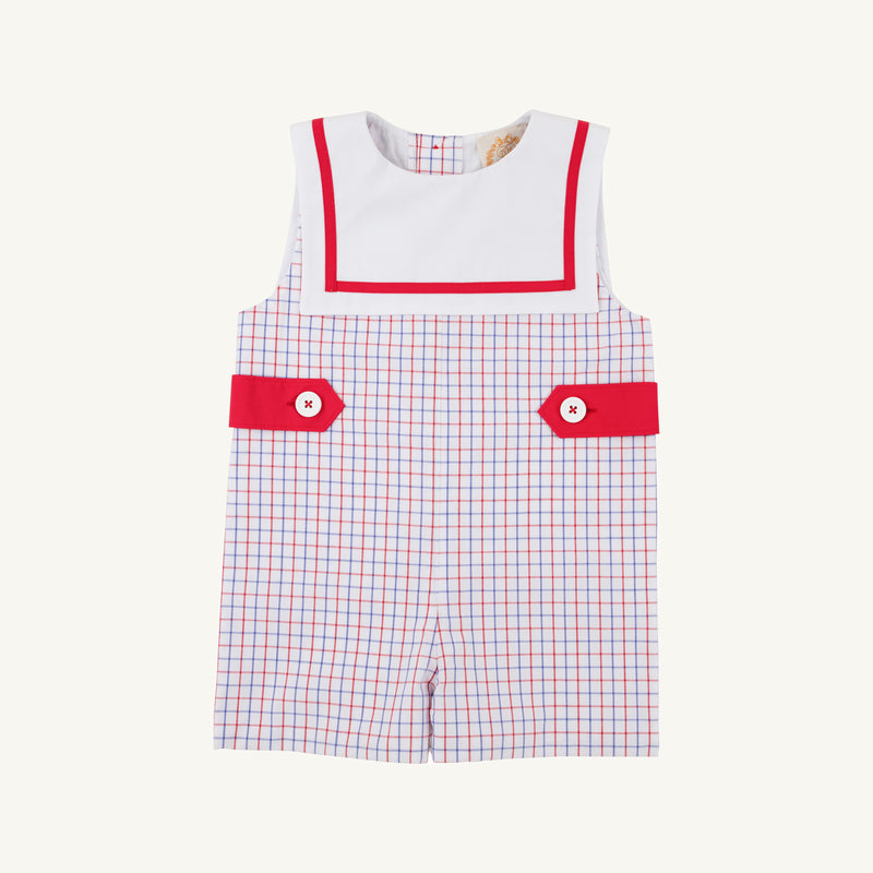 Towne's Top Sail Jon Jon - Lake Powell Plaid with Worth Avenue White