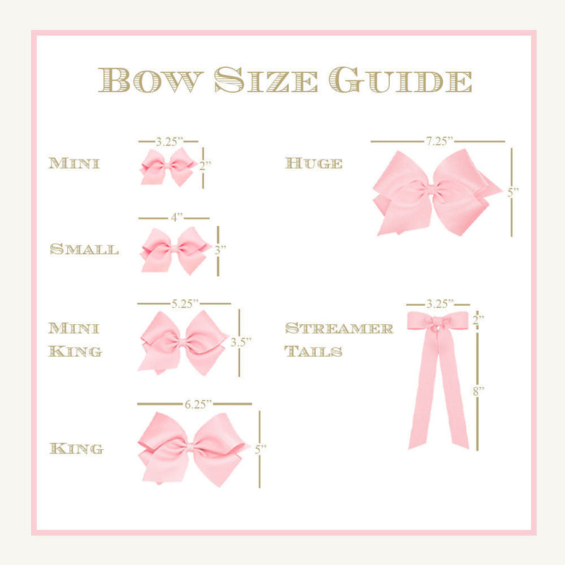 Wee Ones Hair Bow - Parrot Cay Coral