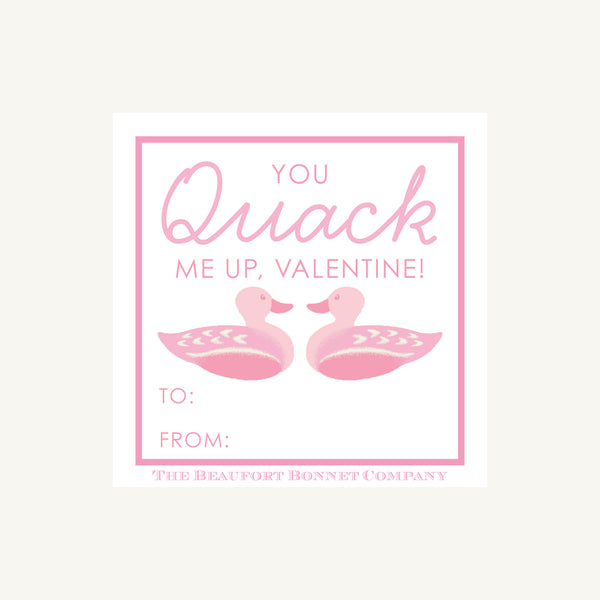 Valentine Cards - You Quack Me Up Pink (Digital Download)