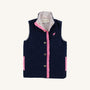 Vaughn Vest - Nantucket Navy with Hamptons Hot Pink Micro Dot