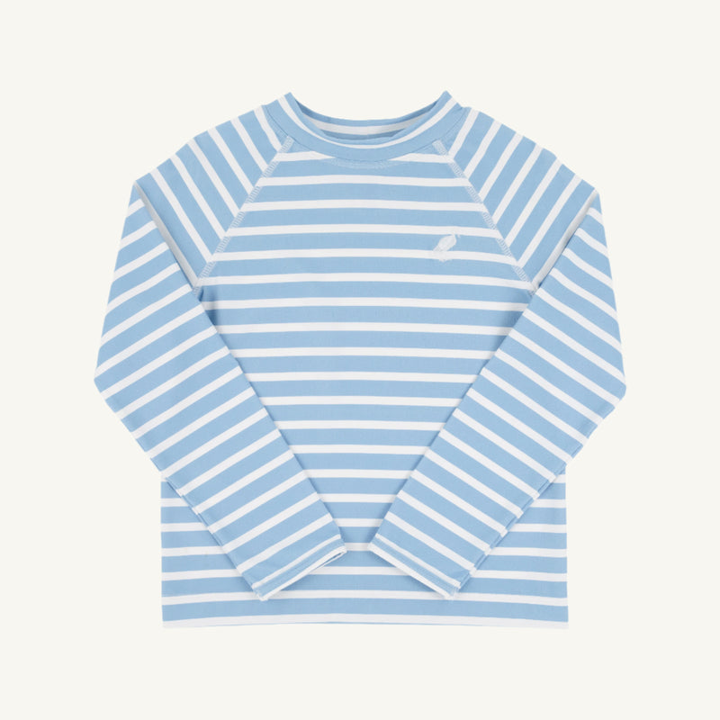 Walker's Wave Spotter Swim Shirt (UPF 35+) - Sarasota Sky Stripe